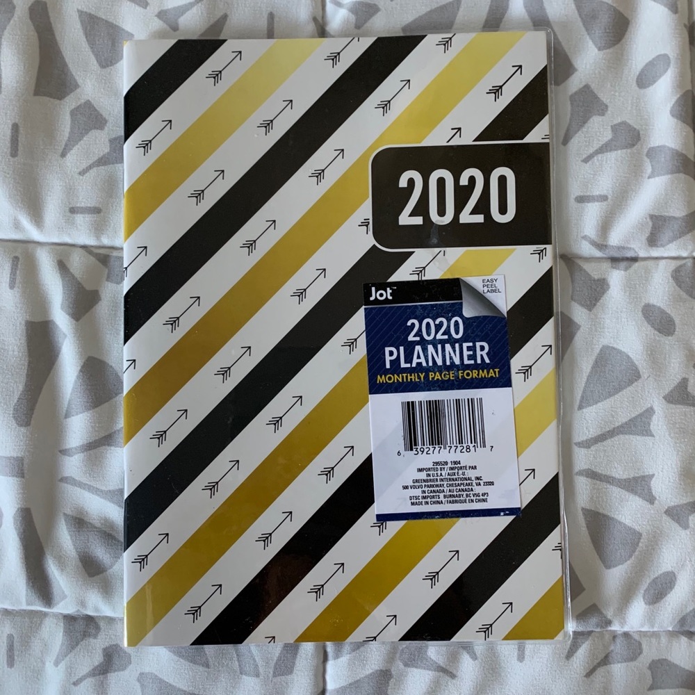 2020 Planner - Jan thru Dec